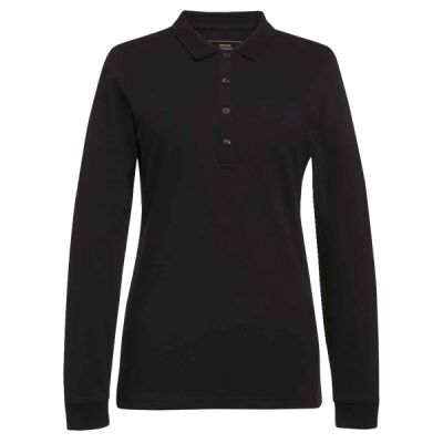 Brook Taverner Ladies Anna Long Sleeve Polo Shirt Thumbnail