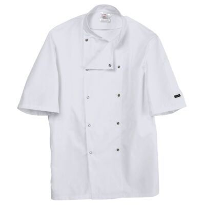 Dennys Short Sleeve Press Stud Chef's Jacket Thumbnail