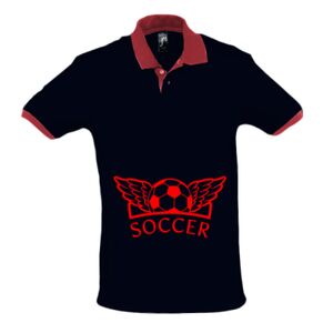 SOL'S Prince Contrast Cotton Piqué Polo Shirt Thumbnail